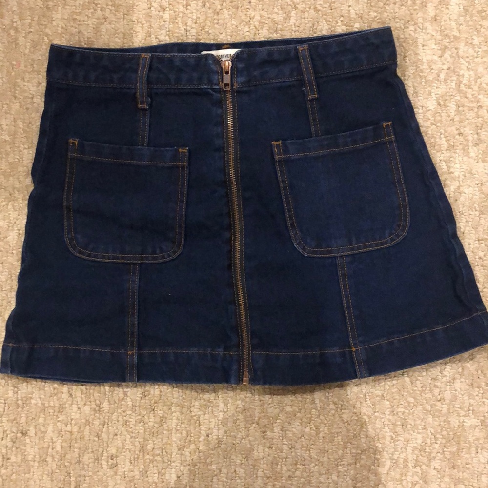 Dark Denim Skirt from Forever 21
